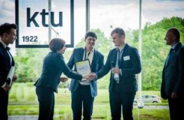 The first electronic pulse generator in Lithuania, which enables to change the structure of biological tissues, thereby preserving the quality of vegetable raw materials, is the product created by Justinas Barakauskas, a student from Kaunas University of