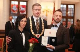 Linas Adomaitis gavo Kauno miesto burmistro Jono Vileišio pasidabruotą medalį
