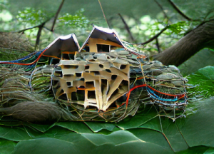 DI sukurta vizualizacija Nest architecture KTU